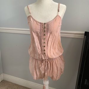 Saxon Romper in Bronze Casablanca